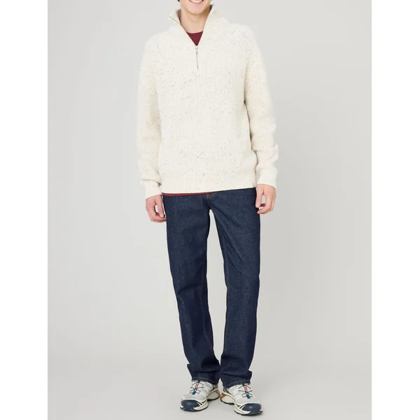 Pull col montant Naturel