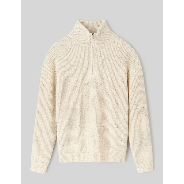 Pull col montant Naturel