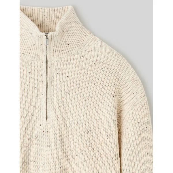 Pull col montant Naturel