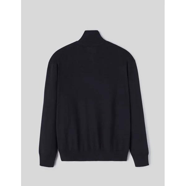 Pull col montant zippé Noir