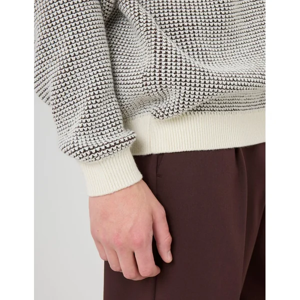 Pull col polo Multicolore