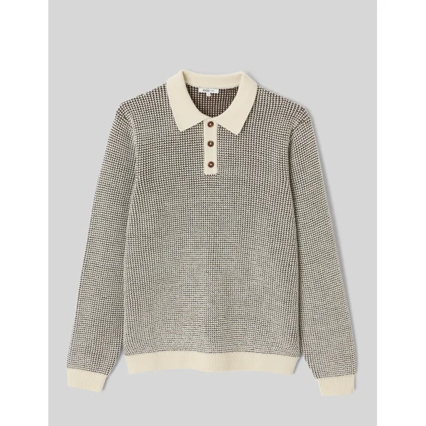 Pull col polo Multicolore