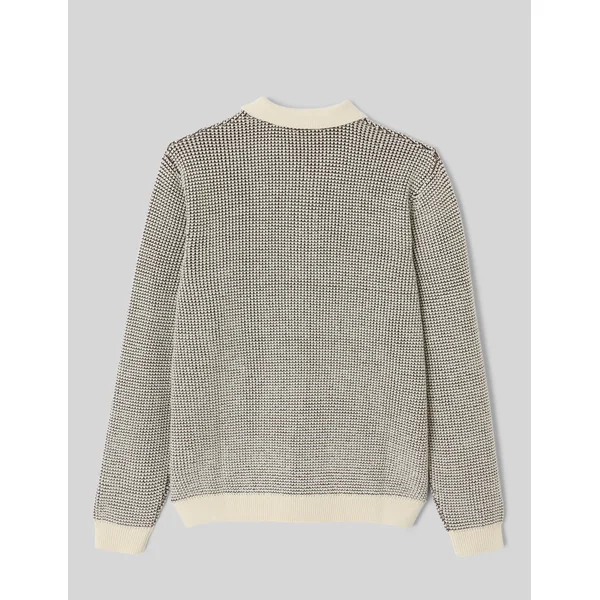Pull col polo Multicolore