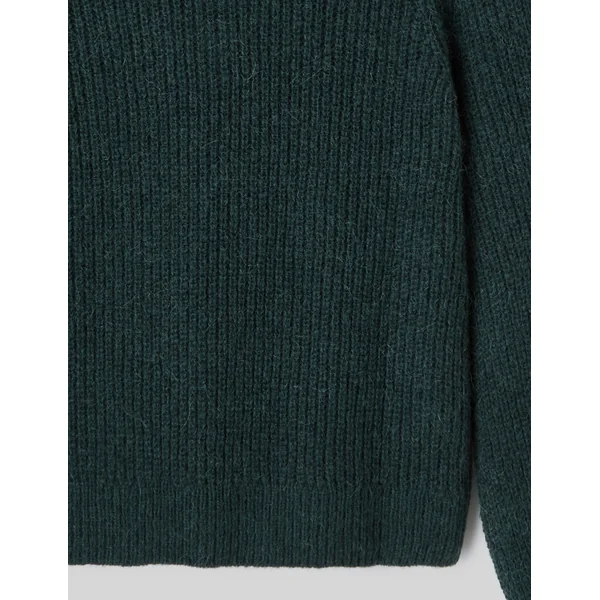 Pull dos nu premium Vert sapin