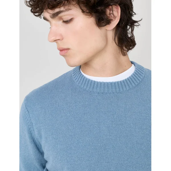 Pull en laine Bleu gris