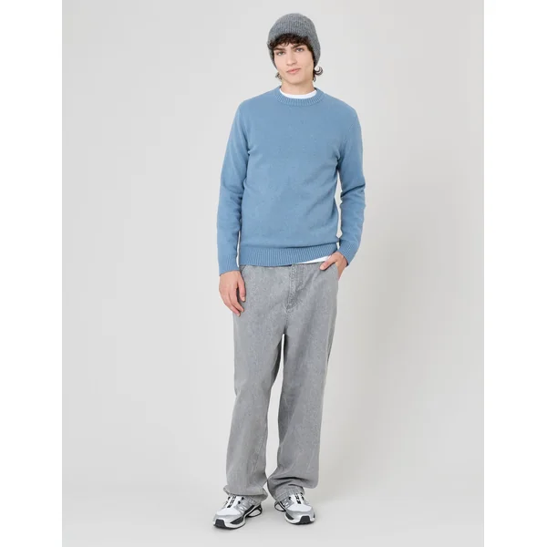 Pull en laine Bleu gris