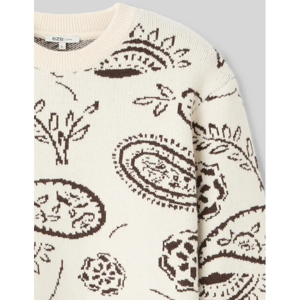 Pull jacquard Multicolore