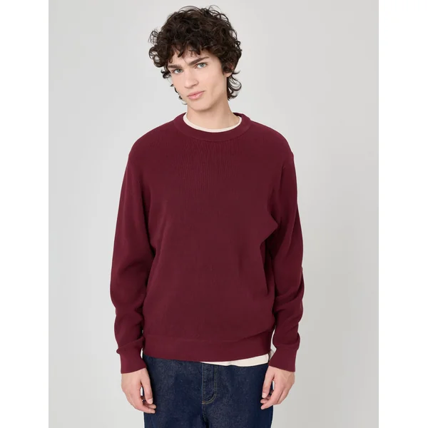 Pull maille fantaisie Bordeaux