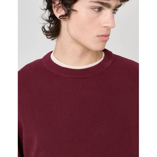 Pull maille fantaisie Bordeaux