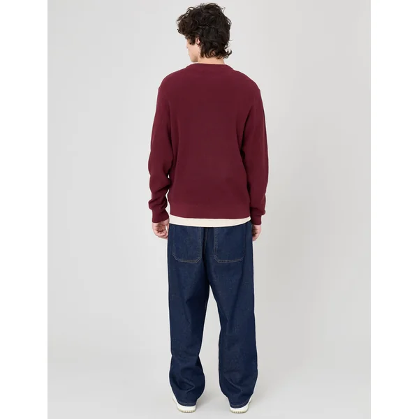Pull maille fantaisie Bordeaux