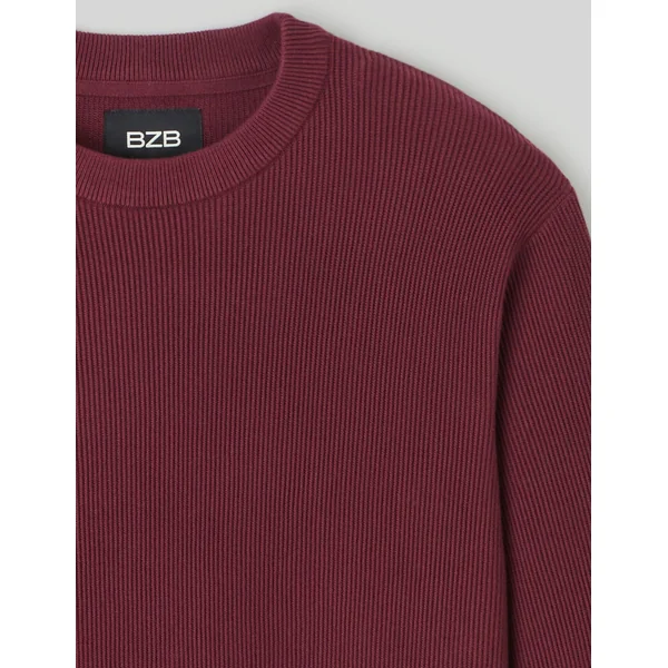 Pull maille fantaisie Bordeaux