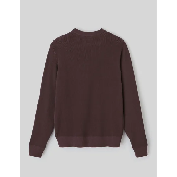 Pull maille fantaisie Marron foncée