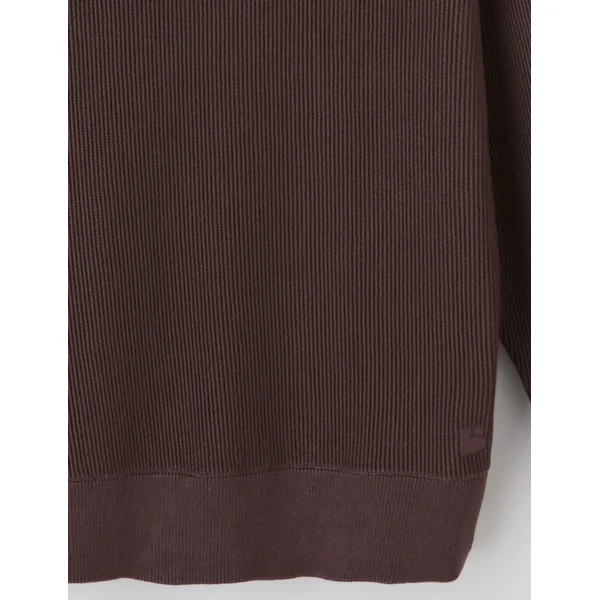 Pull maille fantaisie Marron foncée