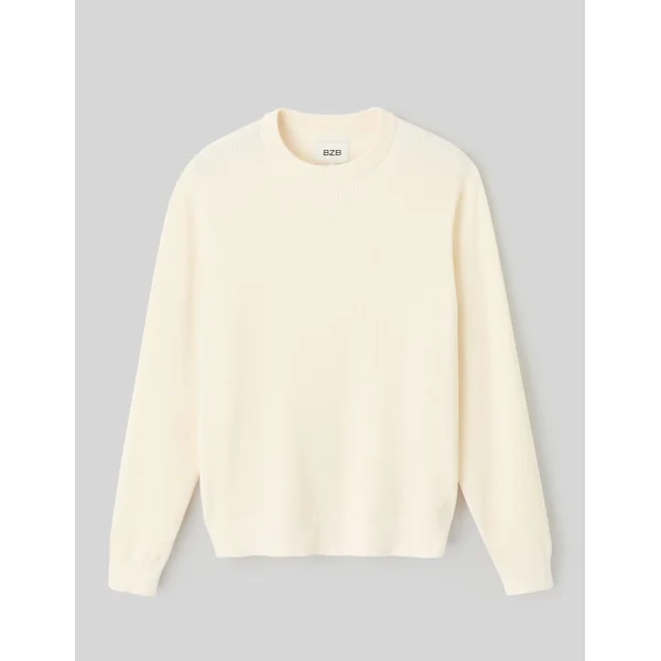 Pull maille fantaisie Naturel