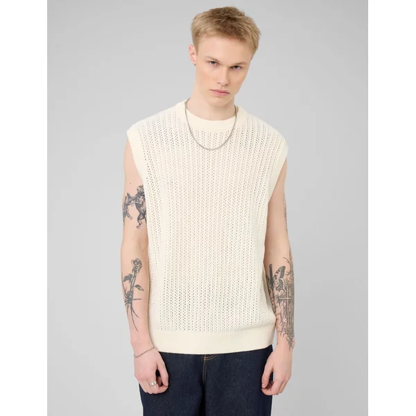 Pull maille fantaisie Naturel