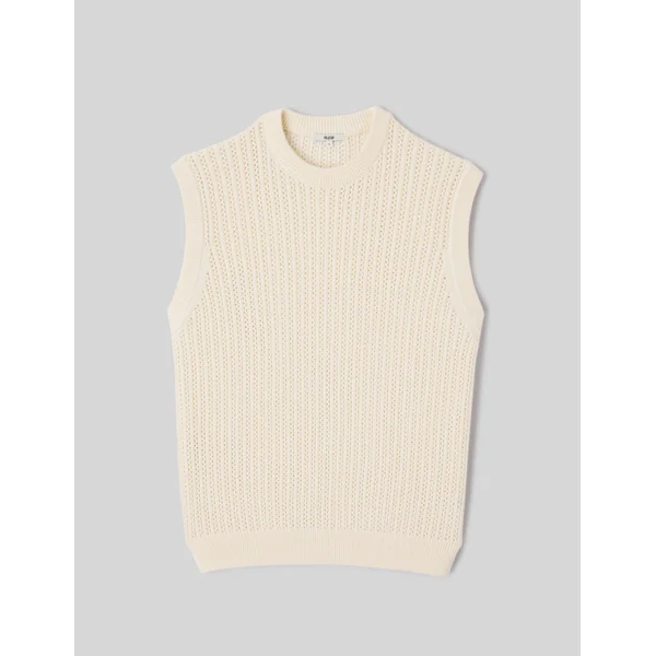 Pull maille fantaisie Naturel