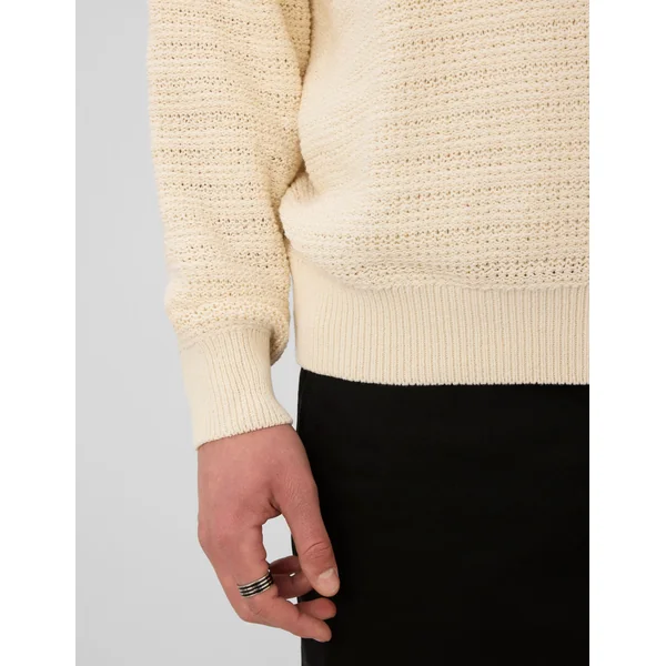 Pull maille fantaisie Naturel