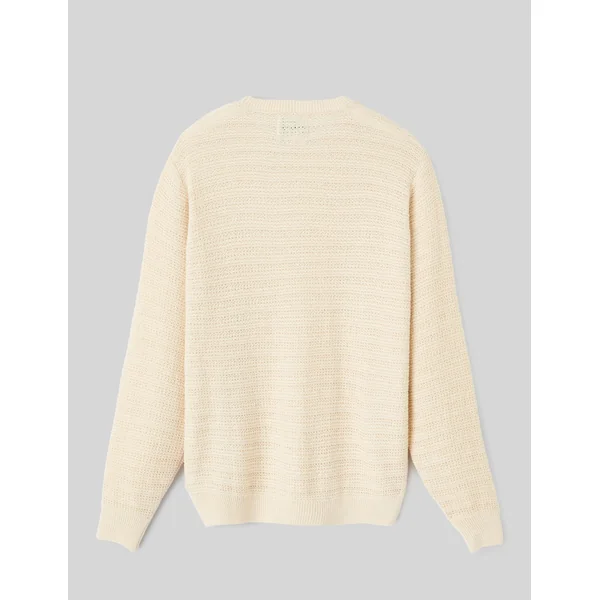Pull maille fantaisie Naturel