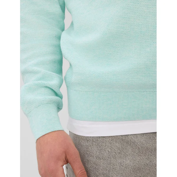 Pull matière fantaisie Menthe