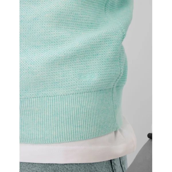 Pull matière fantaisie Menthe