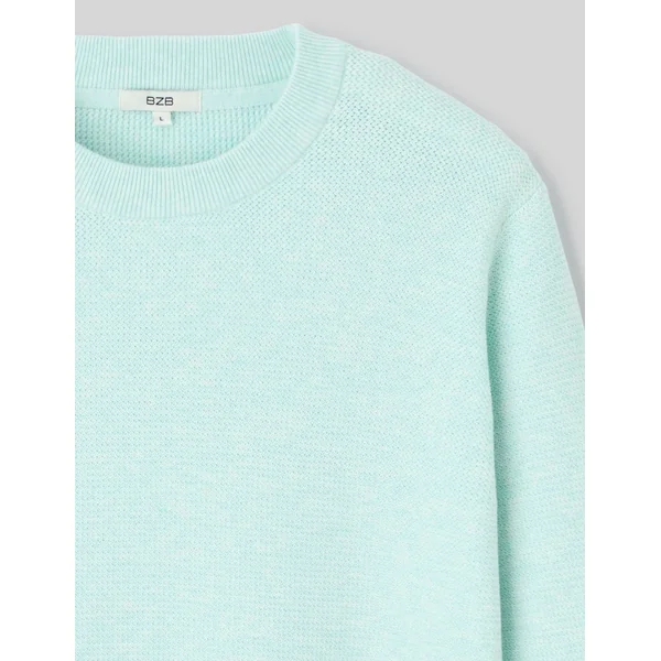 Pull matière fantaisie Menthe
