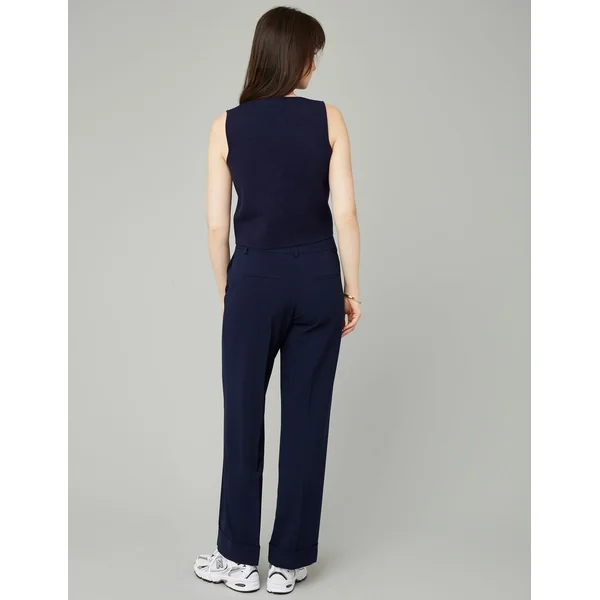 Pull milano boutonné Bleu foncé