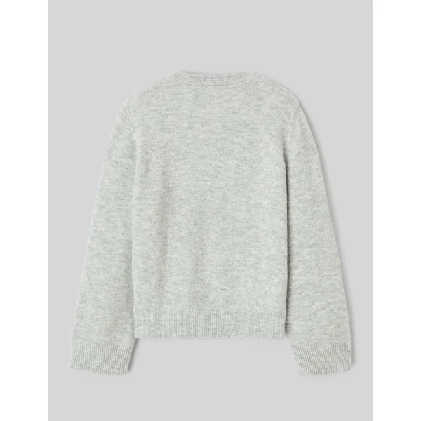 Pull motif chien Gris clair