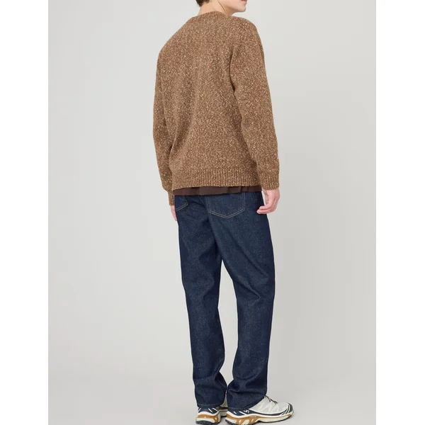 Pull mouliné Marron