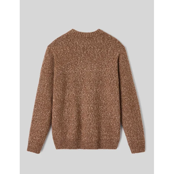 Pull mouliné Marron