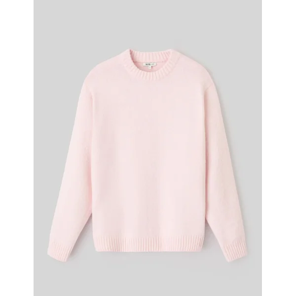 Pull mouliné Rose