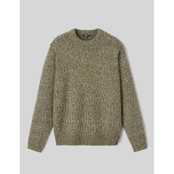 Pull mouliné Vert kaki
