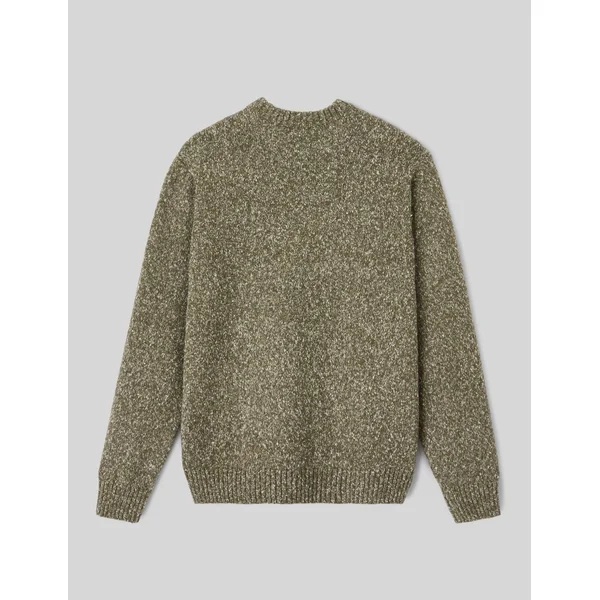 Pull mouliné Vert kaki