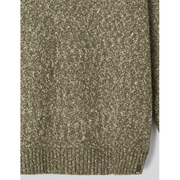 Pull mouliné Vert kaki