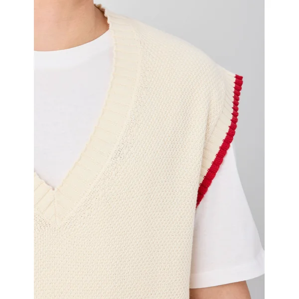 Pull sans manche Naturel