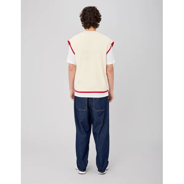 Pull sans manche Naturel