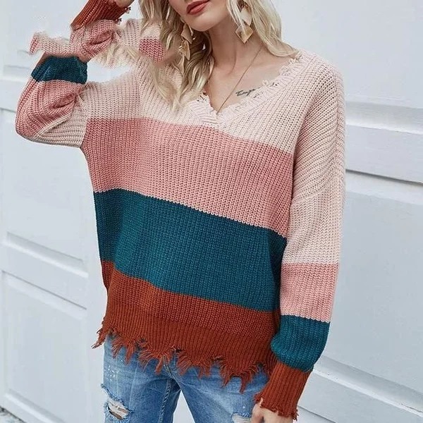 Pull Tricot Effet Old School