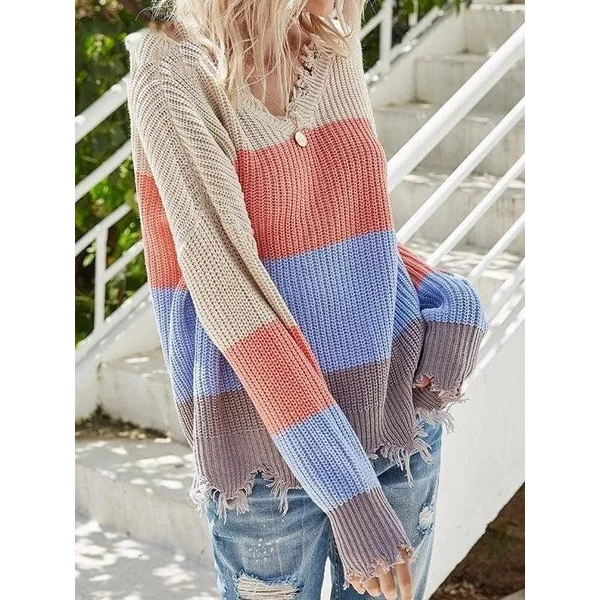 Pull Tricot Effet Old School