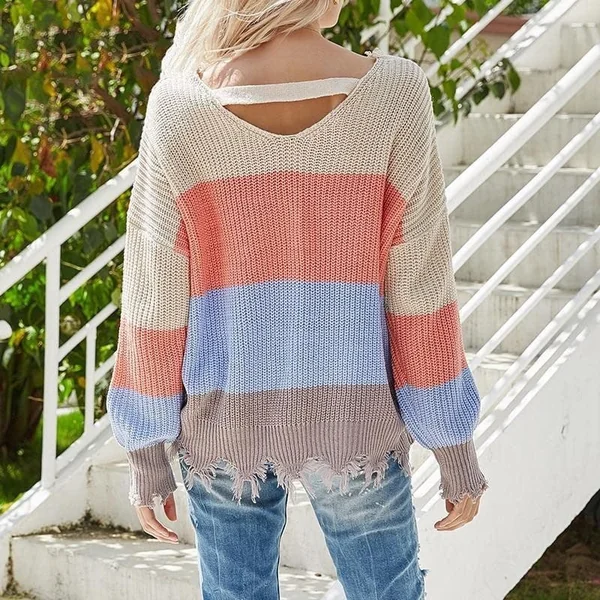 Pull Tricot Effet Old School