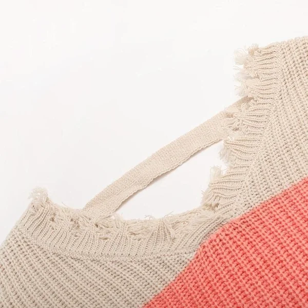 Pull Tricot Effet Old School