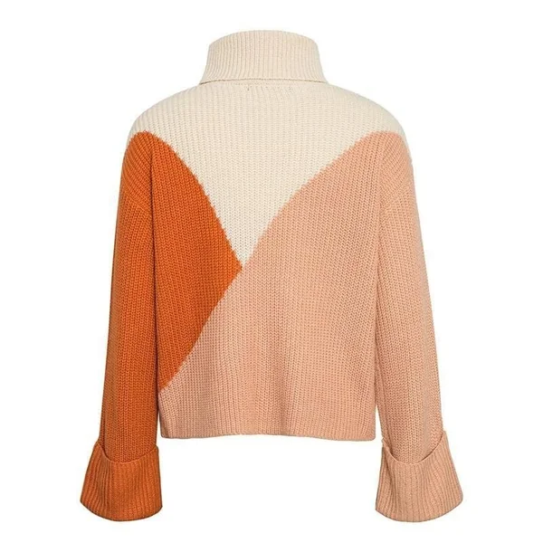 Pull-Over Boho Automne Col Roulé