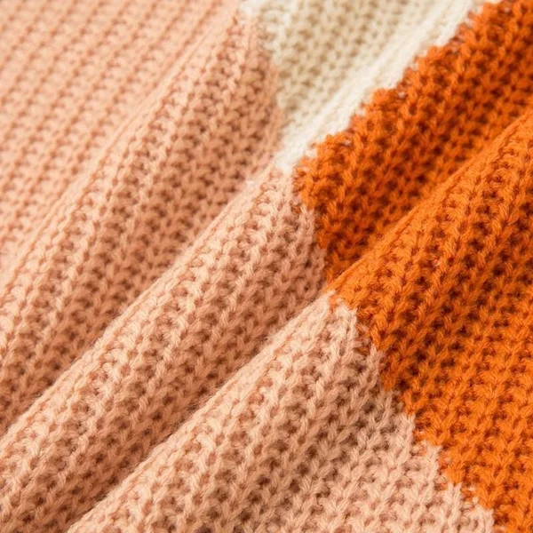Pull-Over Boho Automne Col Roulé