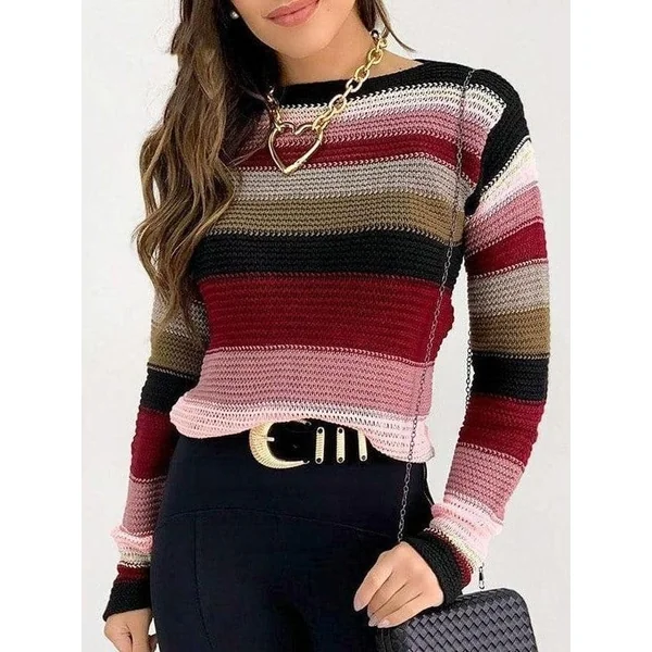 Pullover Bohème Couleur D’Automne