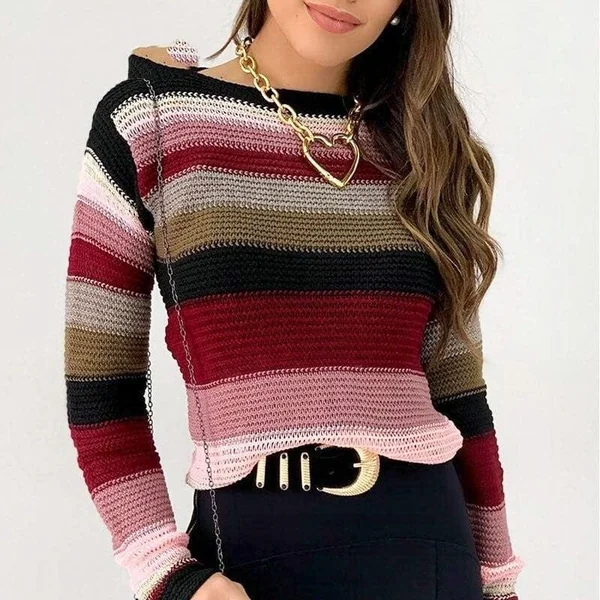 Pullover Bohème Couleur D’Automne