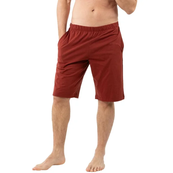 Pyjama court col V homme Mercerisé Eminence multicolore en coton Eminence