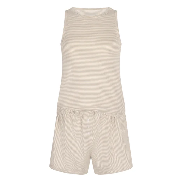 Pyjama Débardeur en Jersey - Beige