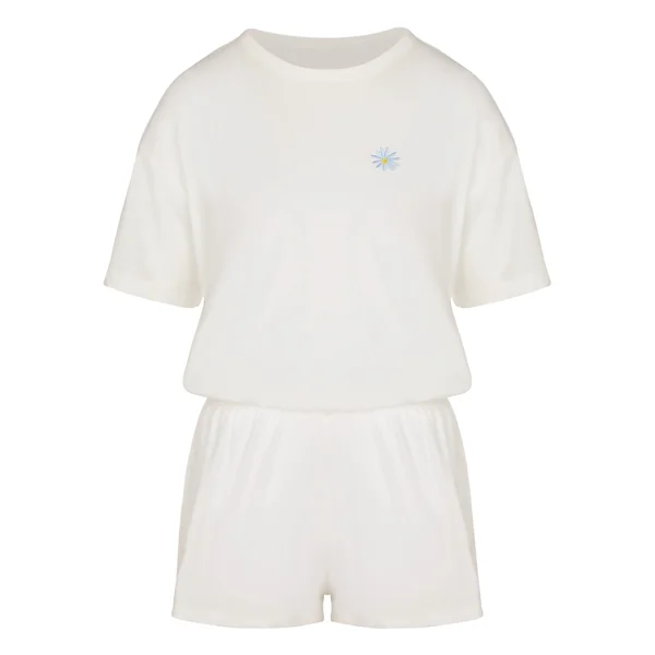 Pyjama en Coton - Blanc