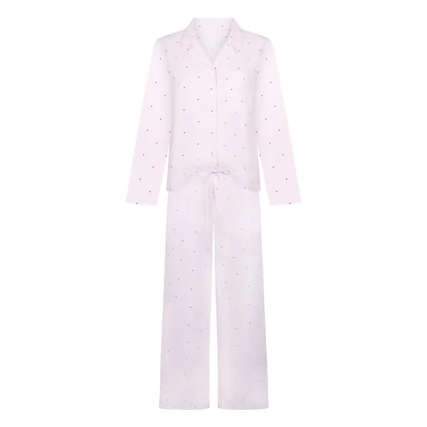 Pyjama en jersey de coton - Blanc