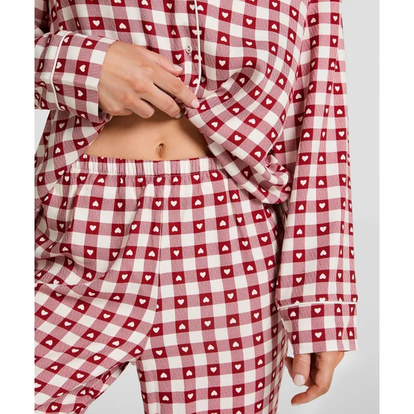 Pyjama en sergé - Rouge