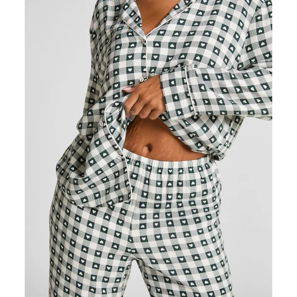 Pyjama en sergé - Vert