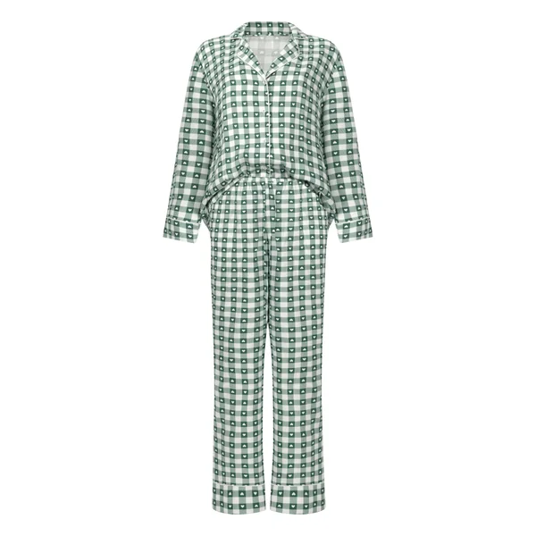 Pyjama en sergé - Vert